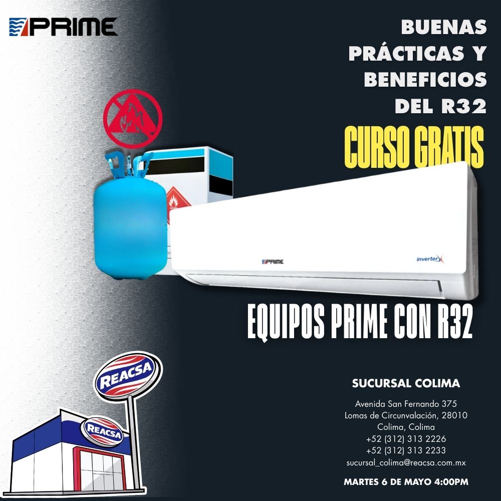 REACSA Y PRIME - EQUIPOS PRIME CON R32