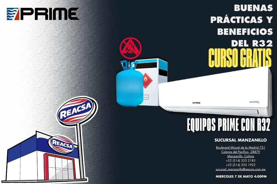 REACSA Y PRIME - EQUIPOS PIRME CON R32