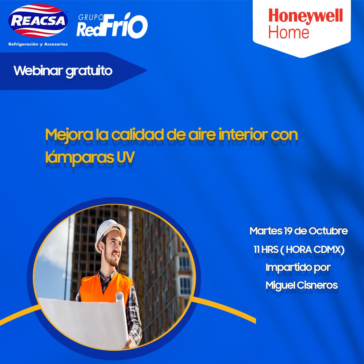 WEBINAR GRATUITO - MEJORA LA CALIDAD DE AIRE INTERIOR CON LÁMPARAS UV