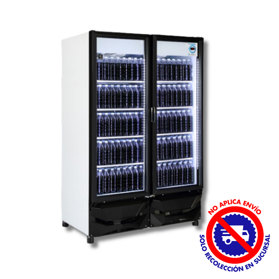 REFRIGERADOR VERTICAL CRIOTEC 42" 2 PUERTAS ABATIBLES