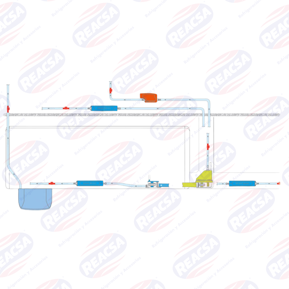 BOMBA DE CONDENSADO MINI ORANGE UNIVOLTAJE ASPEN 100 250V
