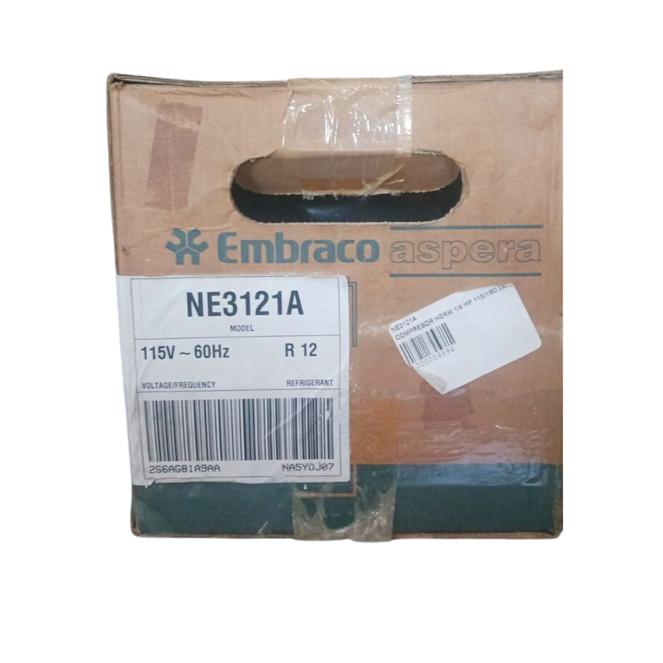 COMPRESOR EMBRACO FRACCIONADO 1/4HP R12 110V