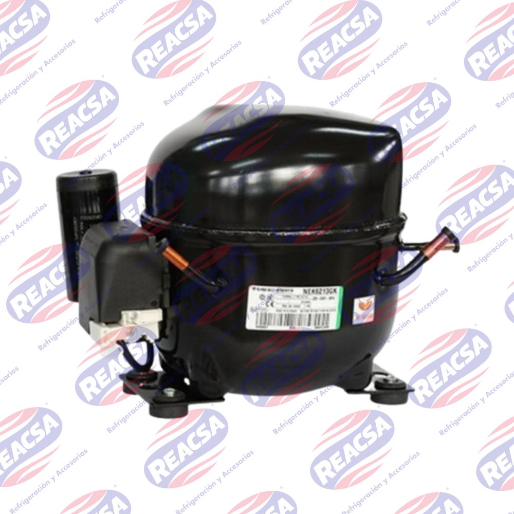 COMPRESOR HERMETICO EMBRACO 3/4 HP R-404A 115V