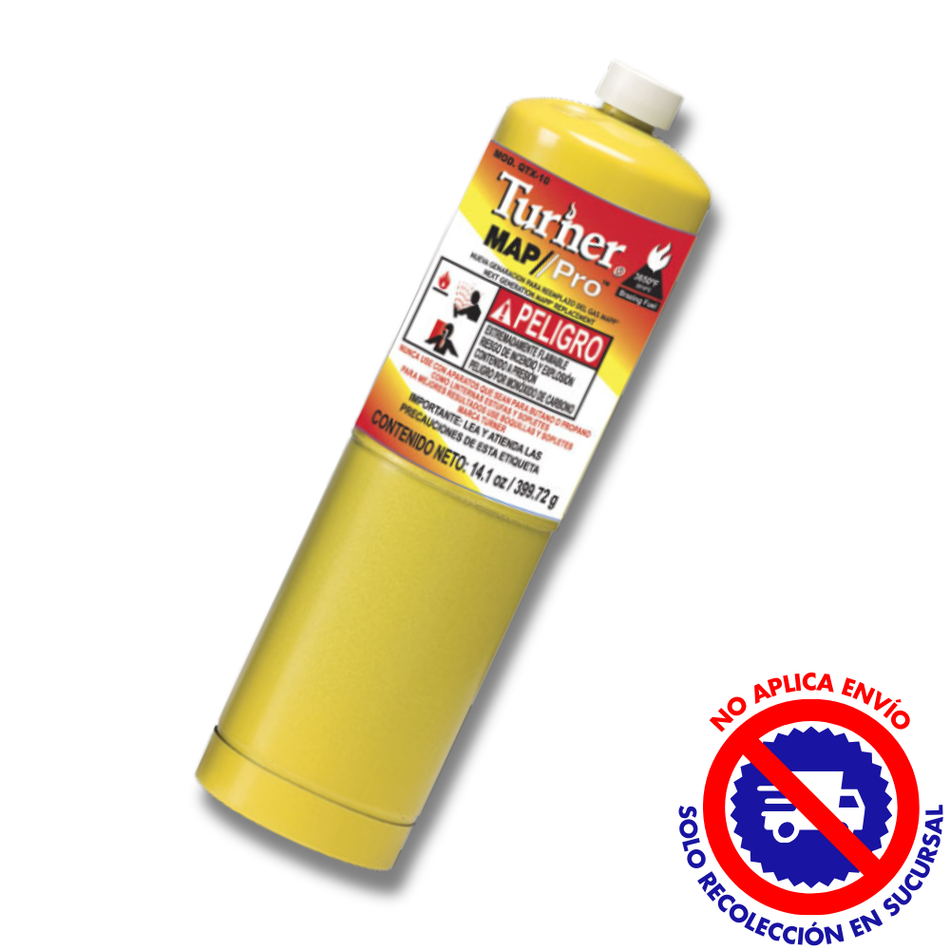 CILINDRO GAS MAPP (AMARILLO) DE 16 ONZAS