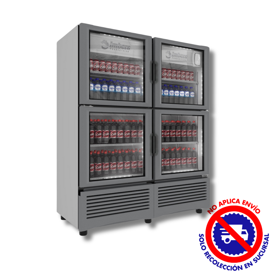 REFRIGERADOR IMBERA 4 PUERTAS 3/8 HP BCO C/CIF 1010785