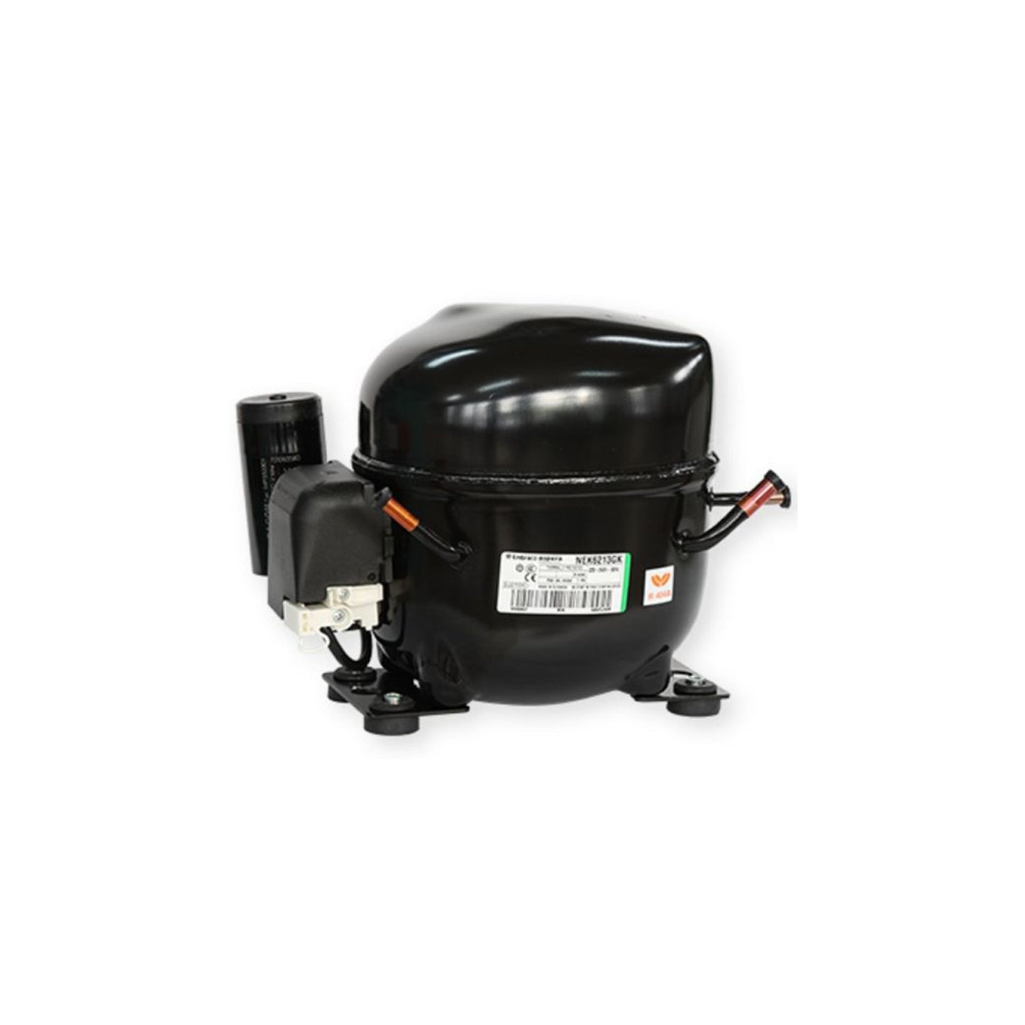 NEK2134GK-B | COMPRESOR HERMÉTICO EMBRACO 1/2HP R404A 208-230/1 - REACSA