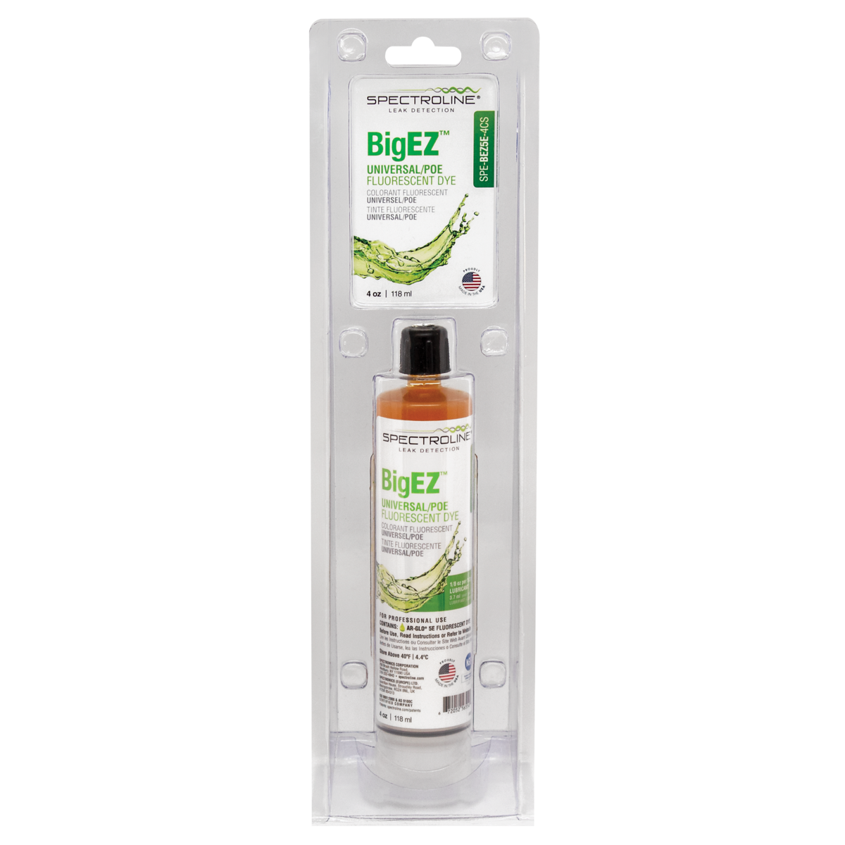 BIGEZ™ TINTE FLUORESCENTE SISTEMA DE INYECCIÓN DE COLORANTE FLUORESCENT
