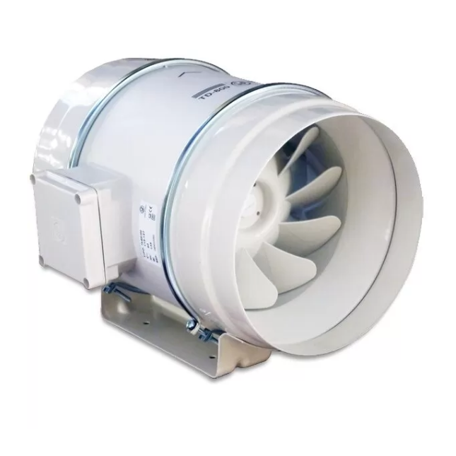 EXTRACTOR DE AIRE PARA DUCTO S&P HELICO CENTRIFUGO 127V 5TD 350