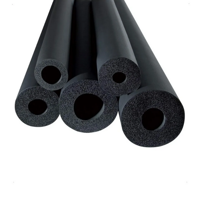 Tubo de aislamiento de espuma de caucho de color negro para aire  acondicionado - Compre tubo de aislamiento de espuma, tubo de aislamiento  de caucho, producto de manguera de aislamiento en piezas