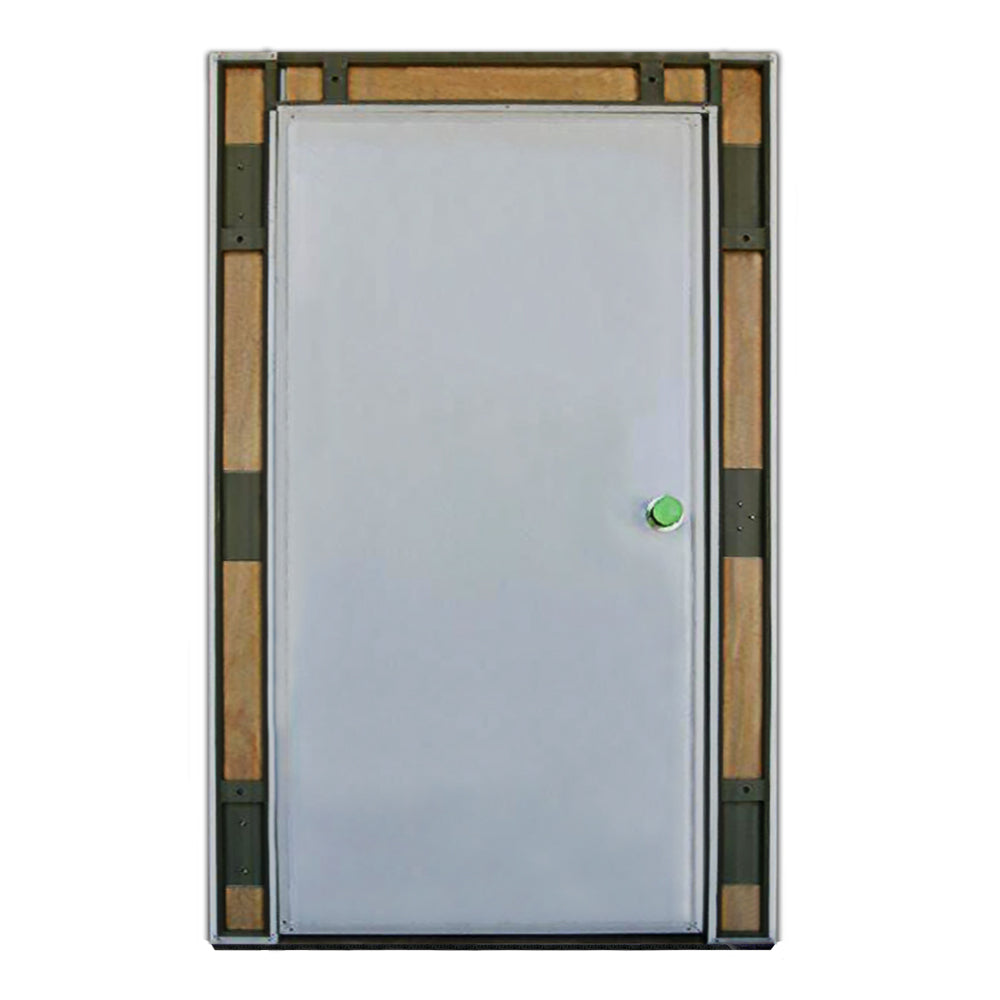 PUERTA ABATIBLE UNYPANEL HERRAJE NACIONAL CON MARCO 90X190 APERTURA DERECHA