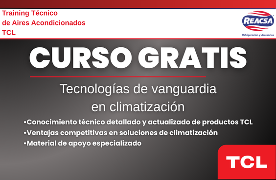 🚀 TCL Training Técnico de Aires Acondicionados en REACSA