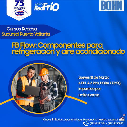 FB Flow: Componentes para refrigeración y aire acondicionado Puerto Vallarta