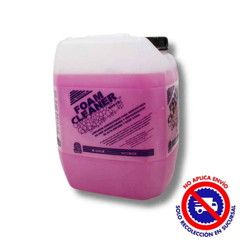 FOAM CLEANER ADESA LIMPIADOR DE SERPENTINES ACIDO 20 LITROS