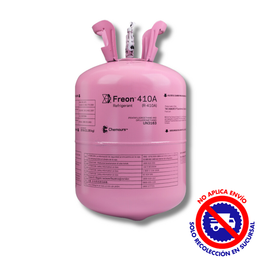 GAS REFRIGERANTE SUVA FREON R-410A 11.35 KILOS