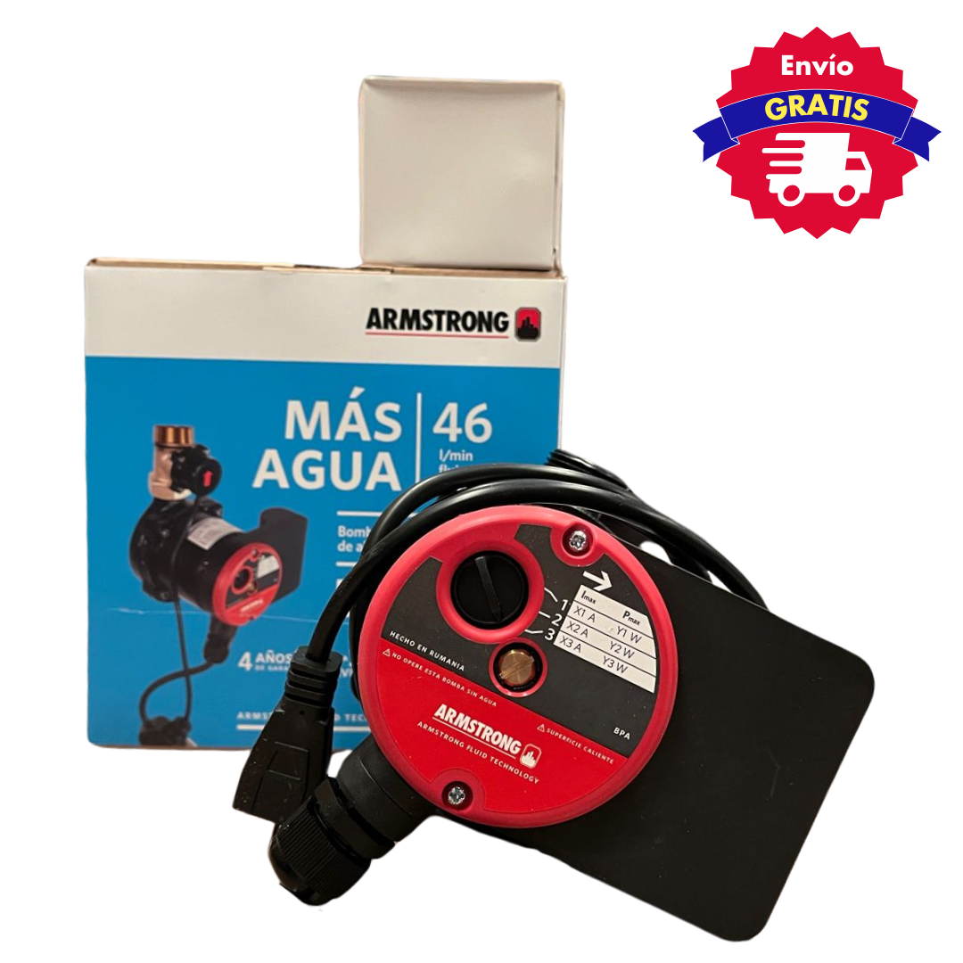 BOMBA PRESURIZADORA ARMSTRONG 2 SERVICIOS 46 L/M C/S 127V