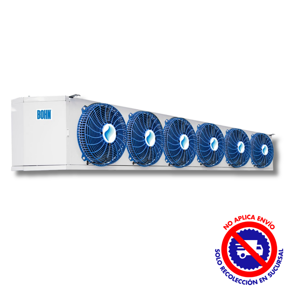 UNIDAD EVAPORADORA BOHN 6VENTILADORES DESHIELO REST ELC PB 220V/3 28000 BTU´s