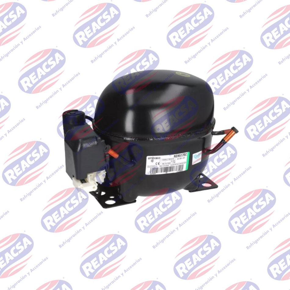 COMPRESOR HERMÉTICO EMBRACO 1/4HP 115 V R134A