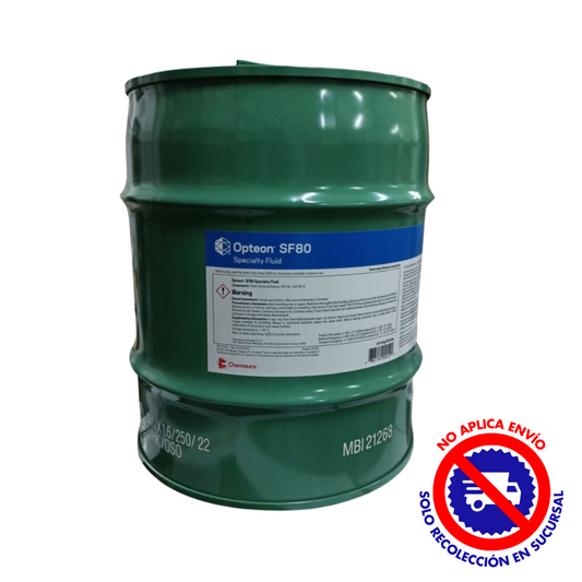 FLUIDO DE ESPECIALIDAD OPTEON SF80 20.43KG/45LB PAL