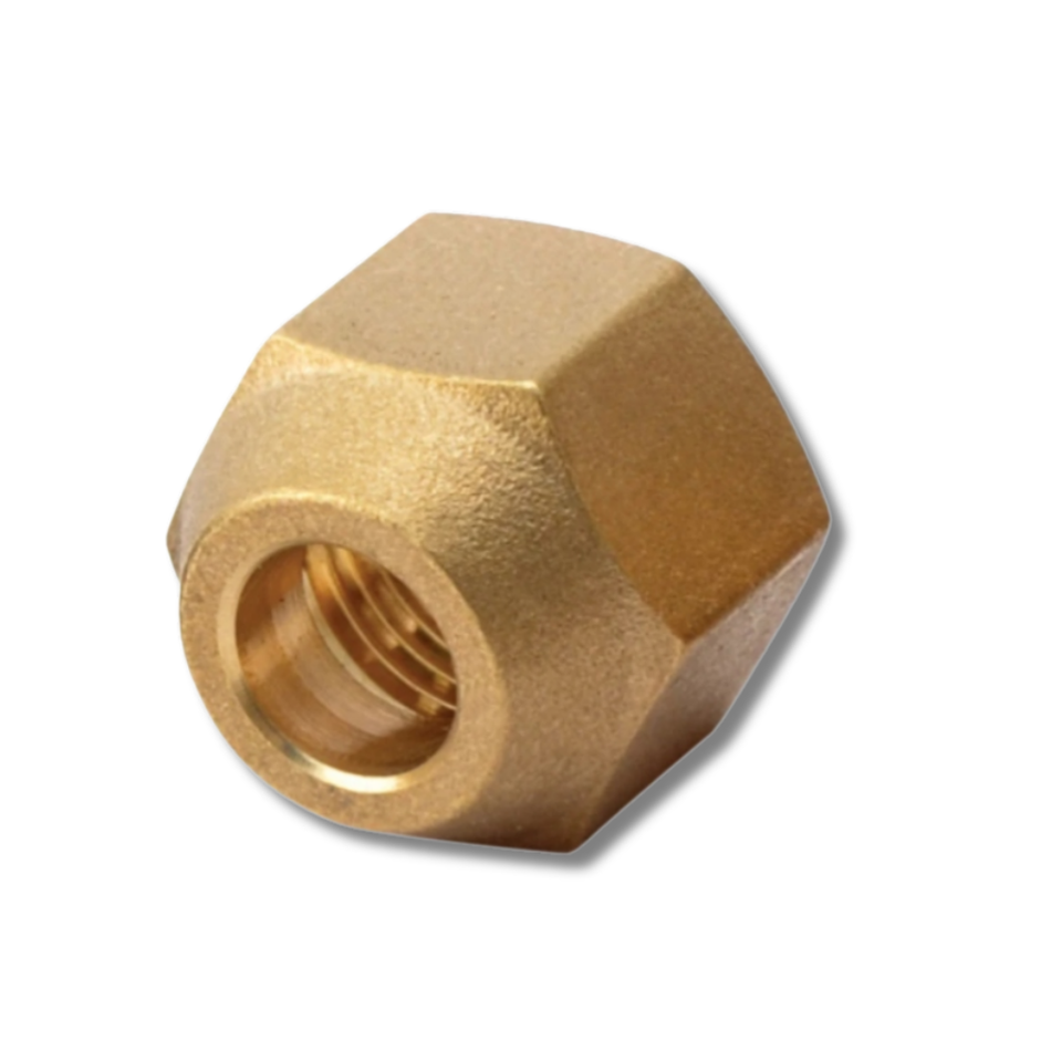 TUERCA FORJADA PARA REFRIGERACIÓN 3/8" 10 PIEZAS