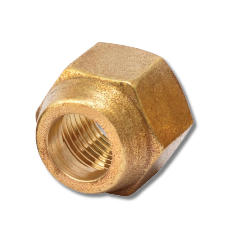 TUERCA FORJADA PARA REFRIGERACIÓN 1/2" 10 PIEZAS