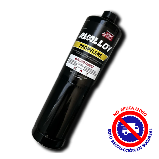 TANQUE AVALOY PROPILENO NEGRO PARA SOLDAR 400G