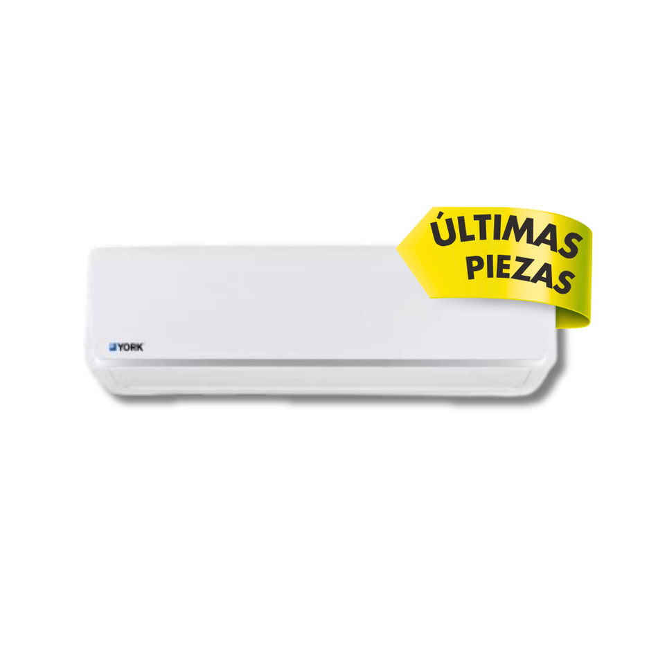 MINISPLIT YORK 1 TON FRÍO/CALOR 220V ESTÁNDAR