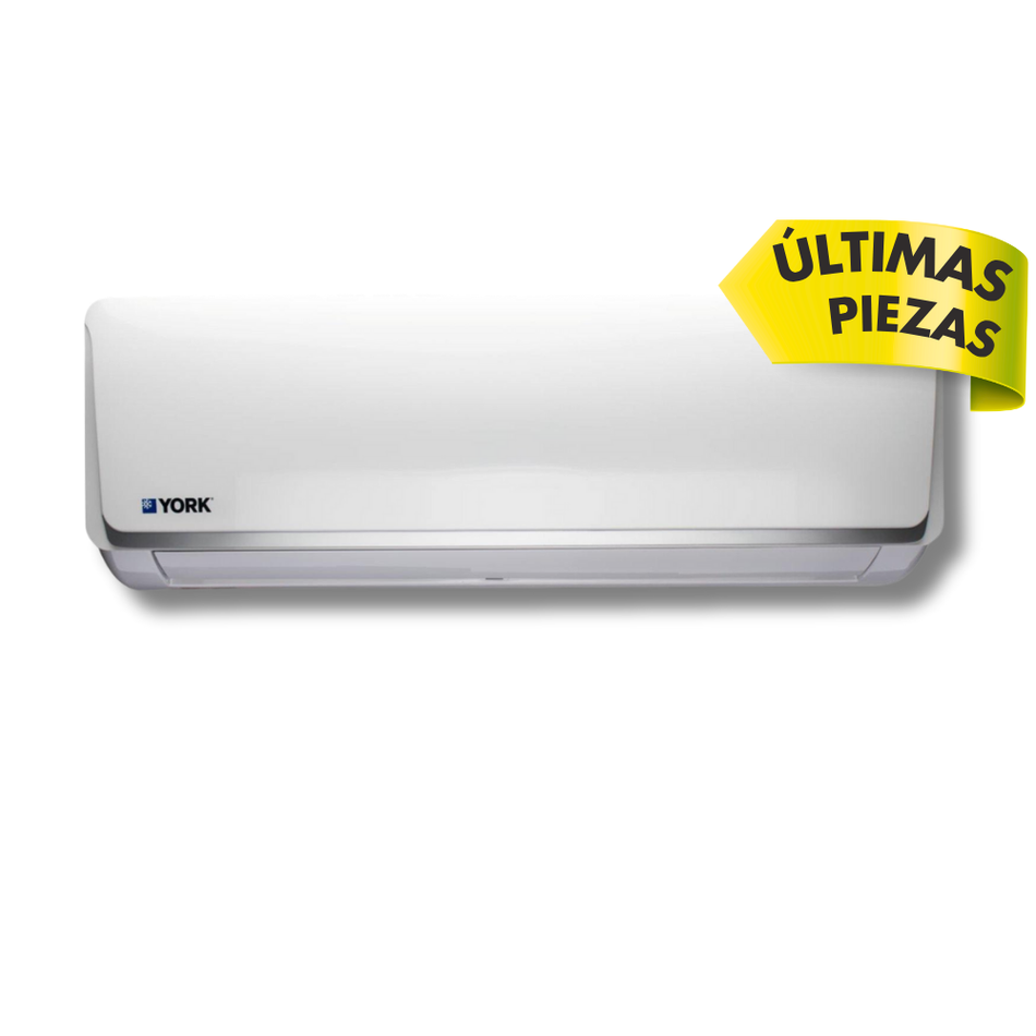 MINISPLIT YORK HIGH WALL SOLO FRIO 1 TON 220/1 R410A INVERTER