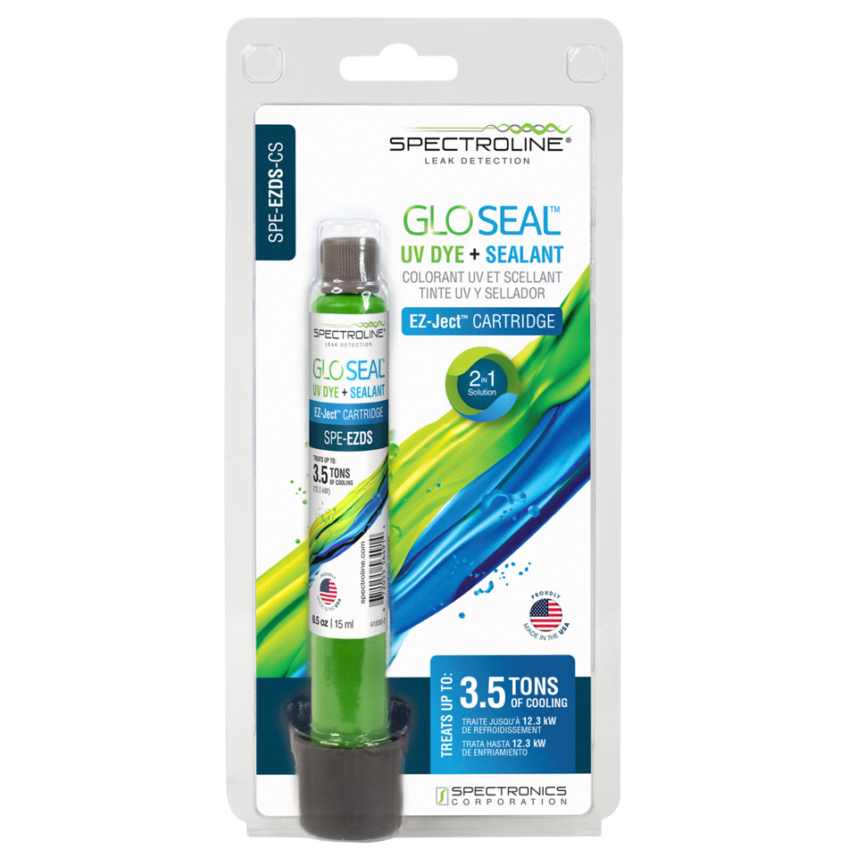 TINTA P/DETECC FUGAS SELLADOR FLRS GLO SEAL™ EZ-JECT™ CARTUCHO